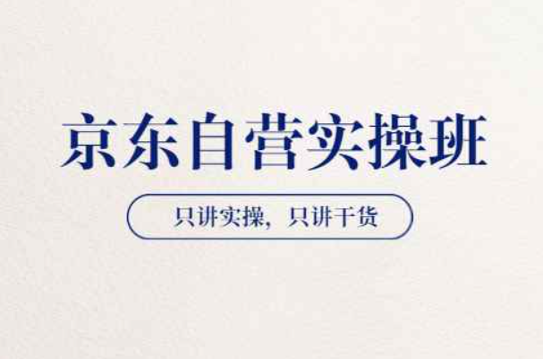 【京东自营实操班】只讲实操，只讲干货（28小时课程-共2期）价值4980